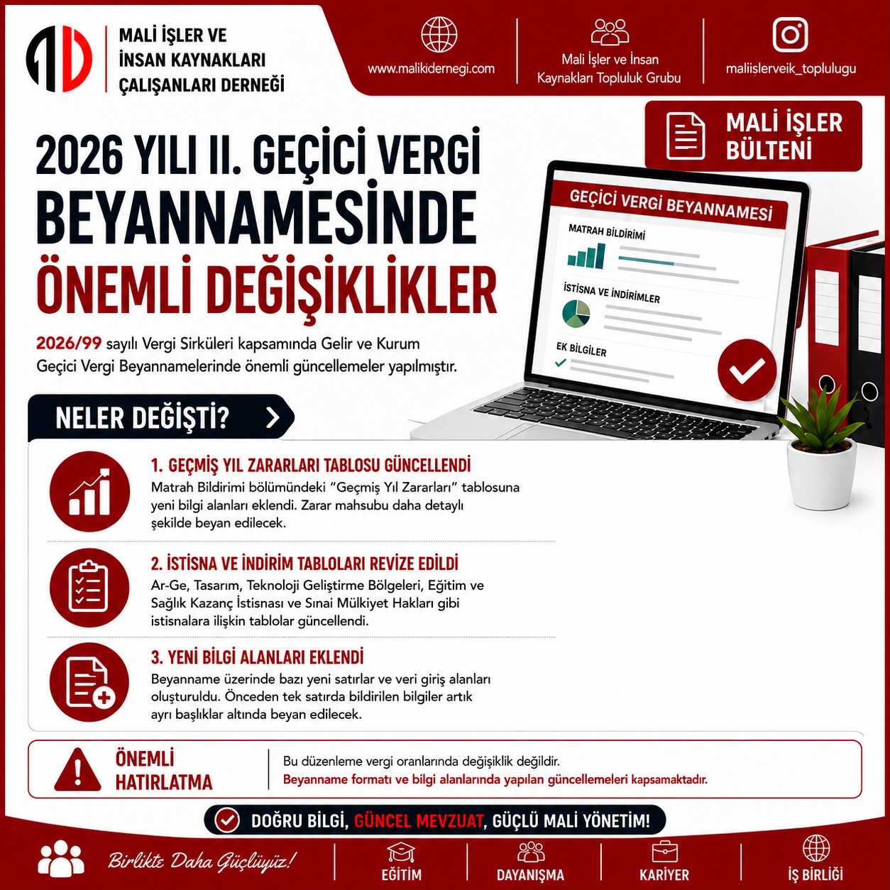 📌 2026 YILI II. GEÇİCİ VERGİ BEYANNAMESİNDE ÖNEMLİ DEĞİŞİKLİKLER

2026/99 sayılı Vergi Sirküleri…