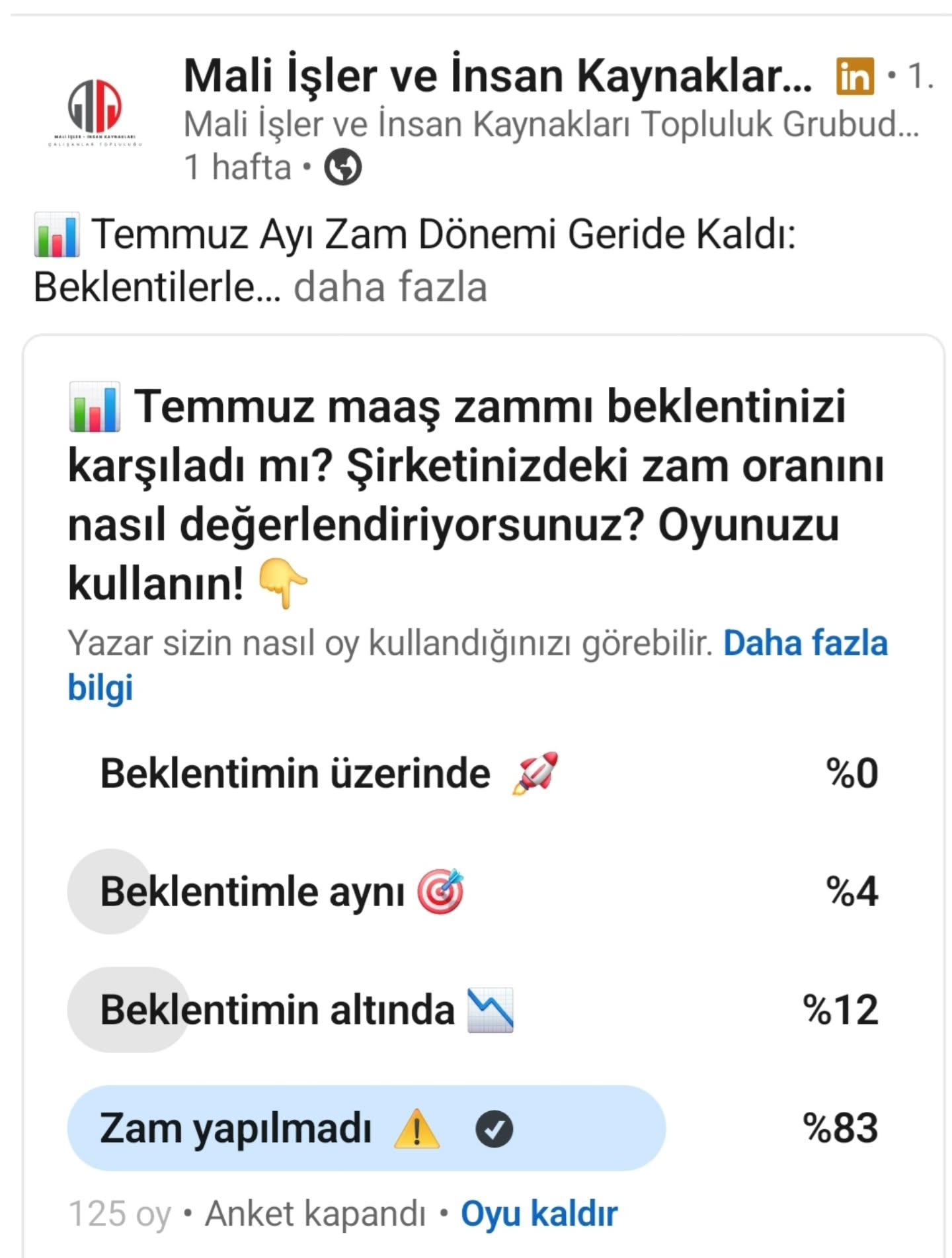 📊 Temmuz Ayı Zam Dönemi Geride Kaldı: Rakamlar Ne Söylüyor?

Mali İşler ve İnsan Kaynakları…