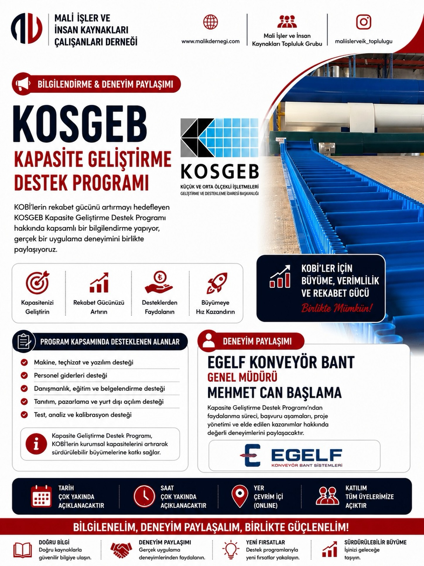 📢 KOSGEB Kapasite Geliştirme Destek Programı | Bilgilendirme & Deneyim Paylaşımı

KOBİ’lerin…